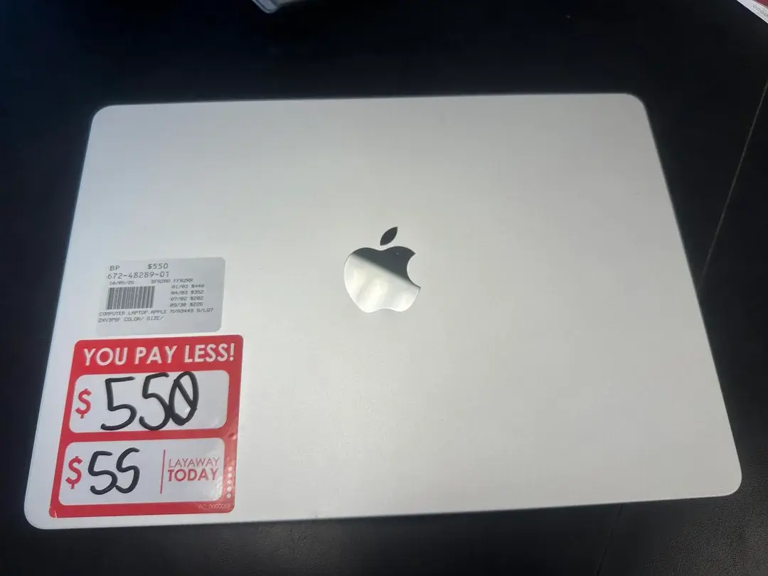 MacBook Air laptop on a desk