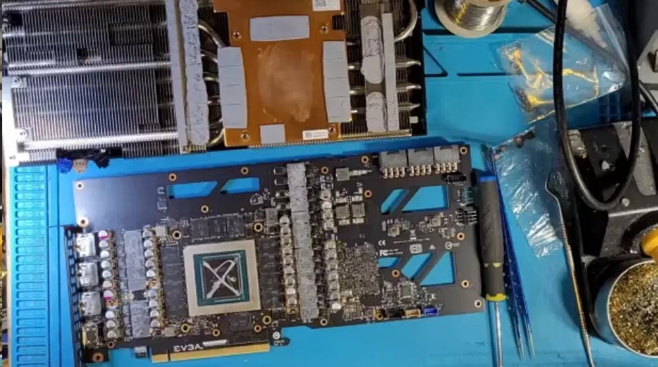 RTX 3080 VRAM Temps Drop 15C With Thermal Paste and Pads