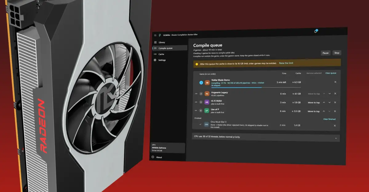 SCSKiller 1.3.0 adds DirectX 11 support for AMD GPUs and experimental Intel Arc
