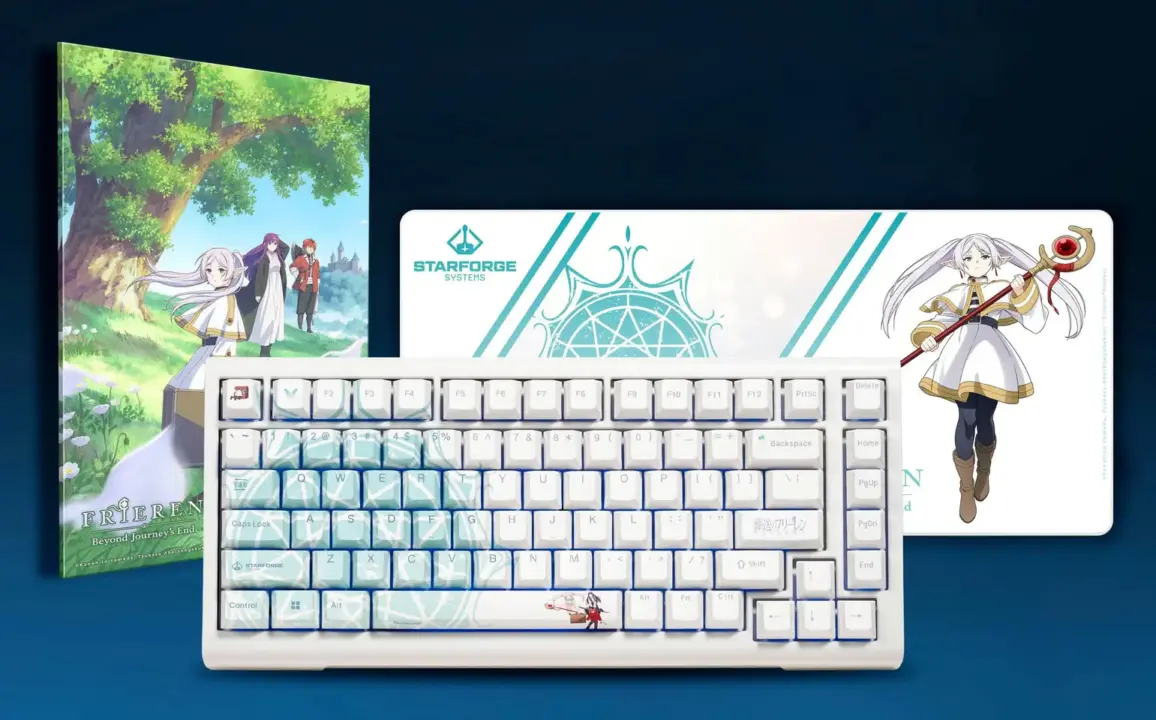 Starforge Systems Launches Frieren: Beyond Journey’s End Keyboard and Peripherals for $240
