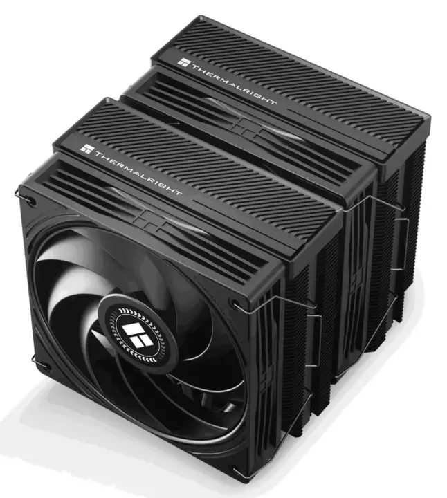 Thermalright Peerless Assassin 120H-A Dark adds 2,400 RPM fans to all-black CPU cooler