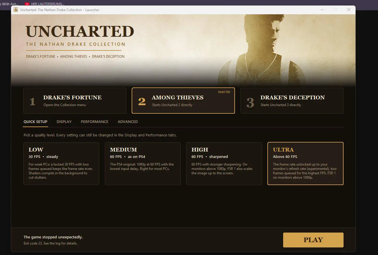 Uncharted Nathan Drake Collection gameplay on PC
