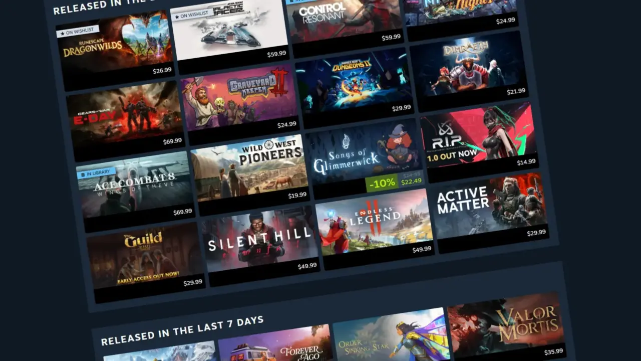 Valve launches Steam Personal Calendar to organize game backlogs and track release dates