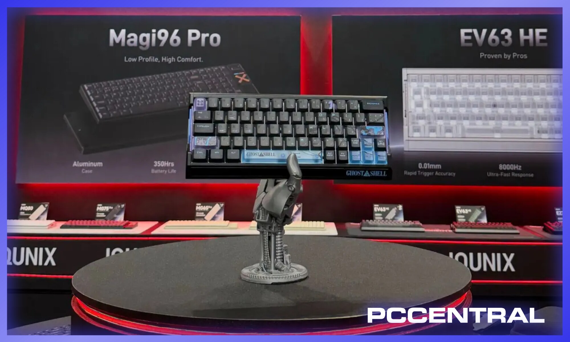 IQUNIX Launches Ghost In The Shell EV63 Edition And EC75 Hall Effect ...